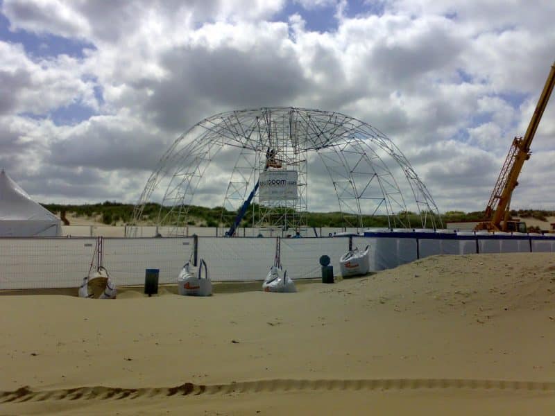 Steigerbouw dans evenement Beach Boom