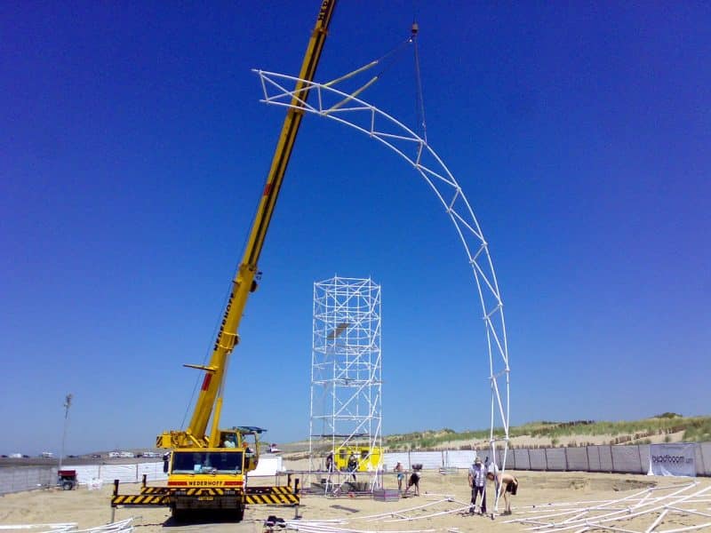 Steigerbouw dans evenement Beach Boom