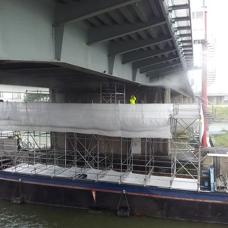 Steiger-op-schip-Hartelbrug-Spijkenisse-1 Steiger op schip, Hartelbrug Spijkenisse